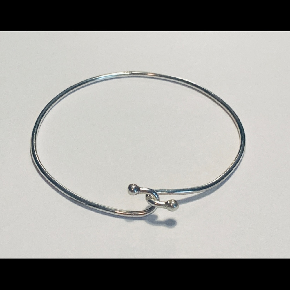 Sterling Silver Wire Hook Bracelet NWOT